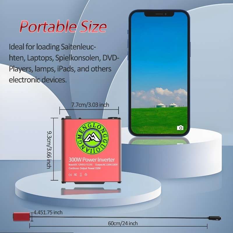 Inverter Color Red Model300W