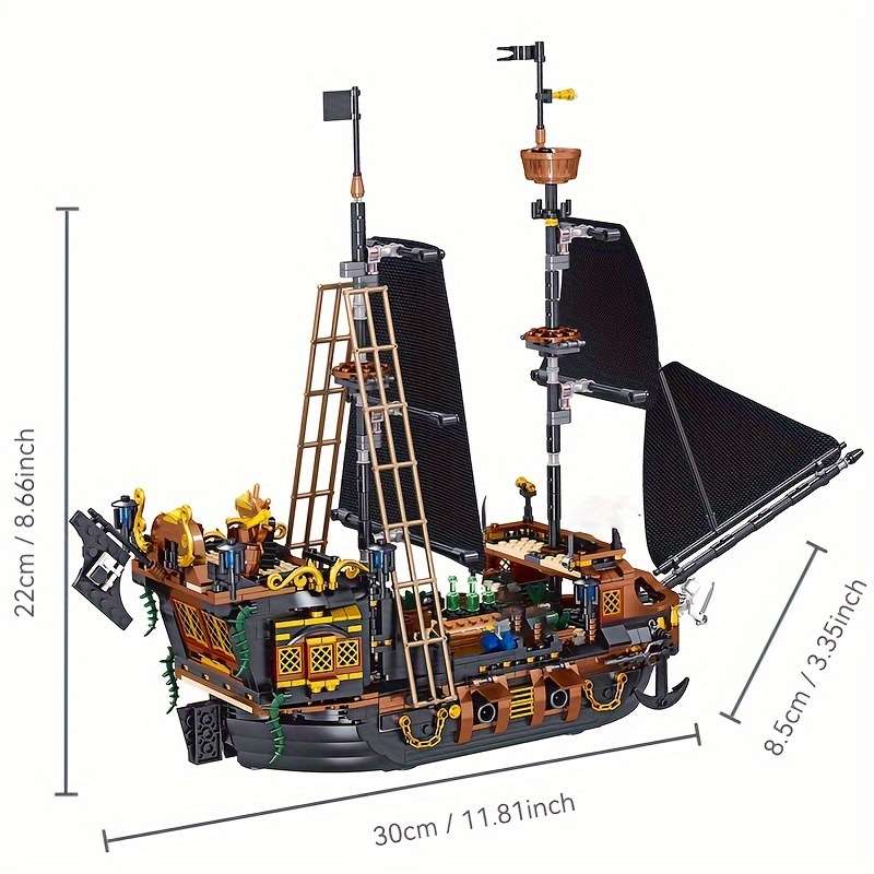 3D Jigsaw Puzzle Model Ship Color Corsair 1328Pcs