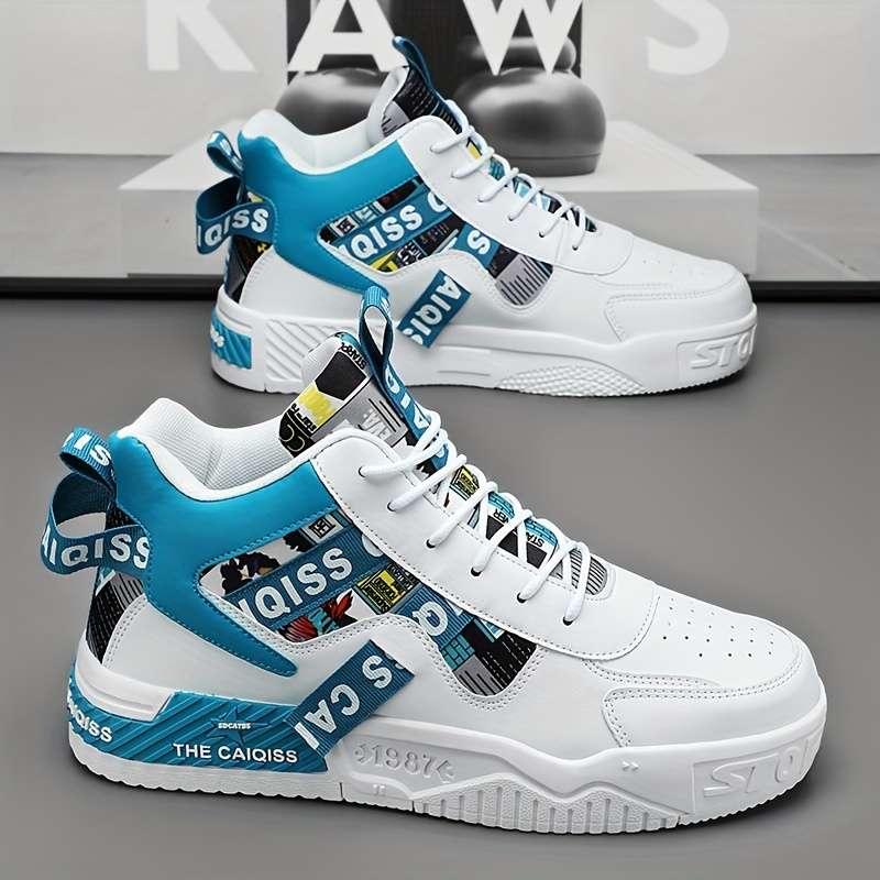 Sneakers Color White Blue Sizeuk 5.5