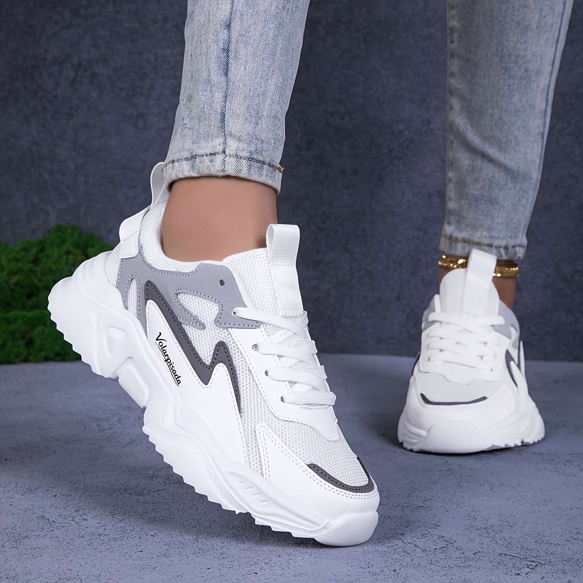 Sneakers Color White Sizeuk 7.5