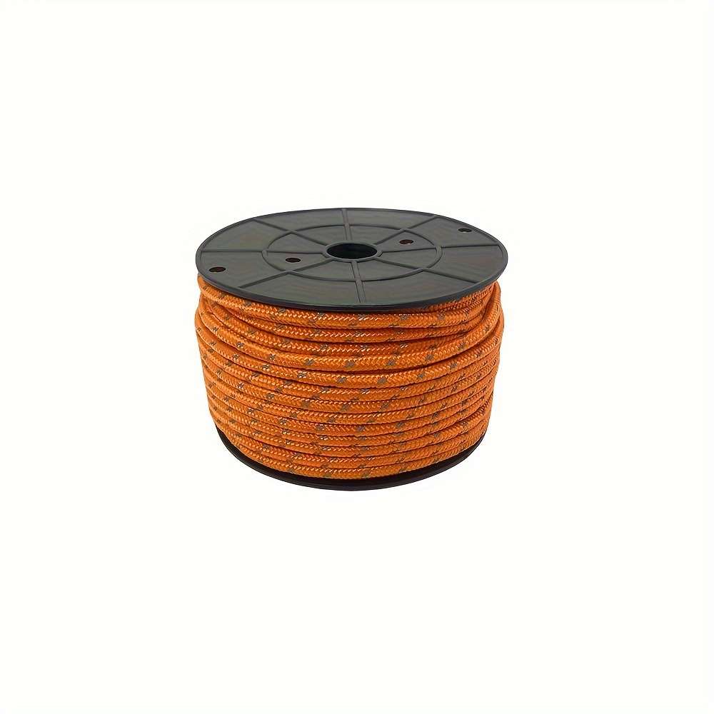 Durable 6mm Nylon Tent Rope 50m Universal Outdoor Survival Gear Pa Material