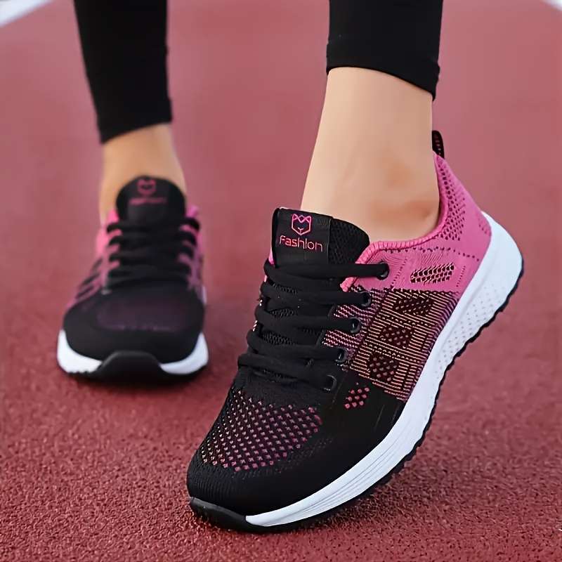 Sneakers Color Black Rose Red Sizeuk 2