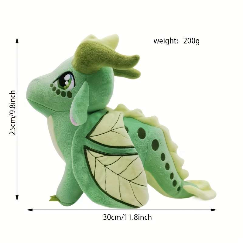 Plush Toyss Style Grass Color Dragon