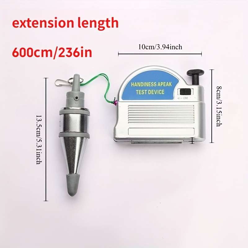 2pcs Heavy Duty Retractable Plumb Blue