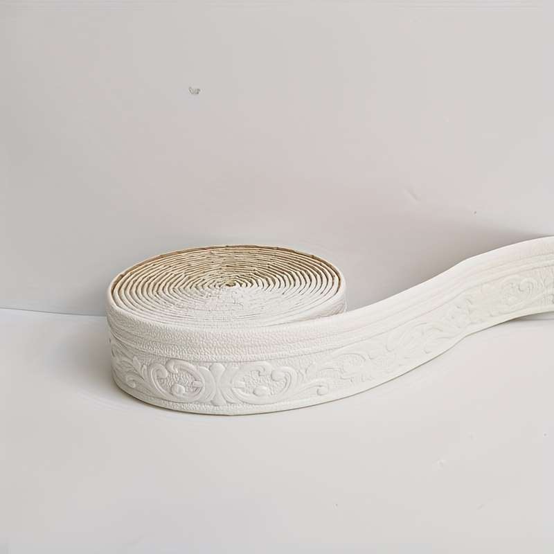 Skirting Board Extra Long Carved Waistline Copper Color 5 Meters