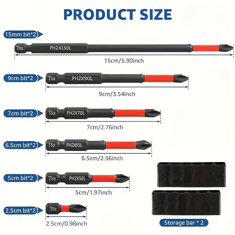 Screwdriver Bit Tool Set Quantity 12Pcs
