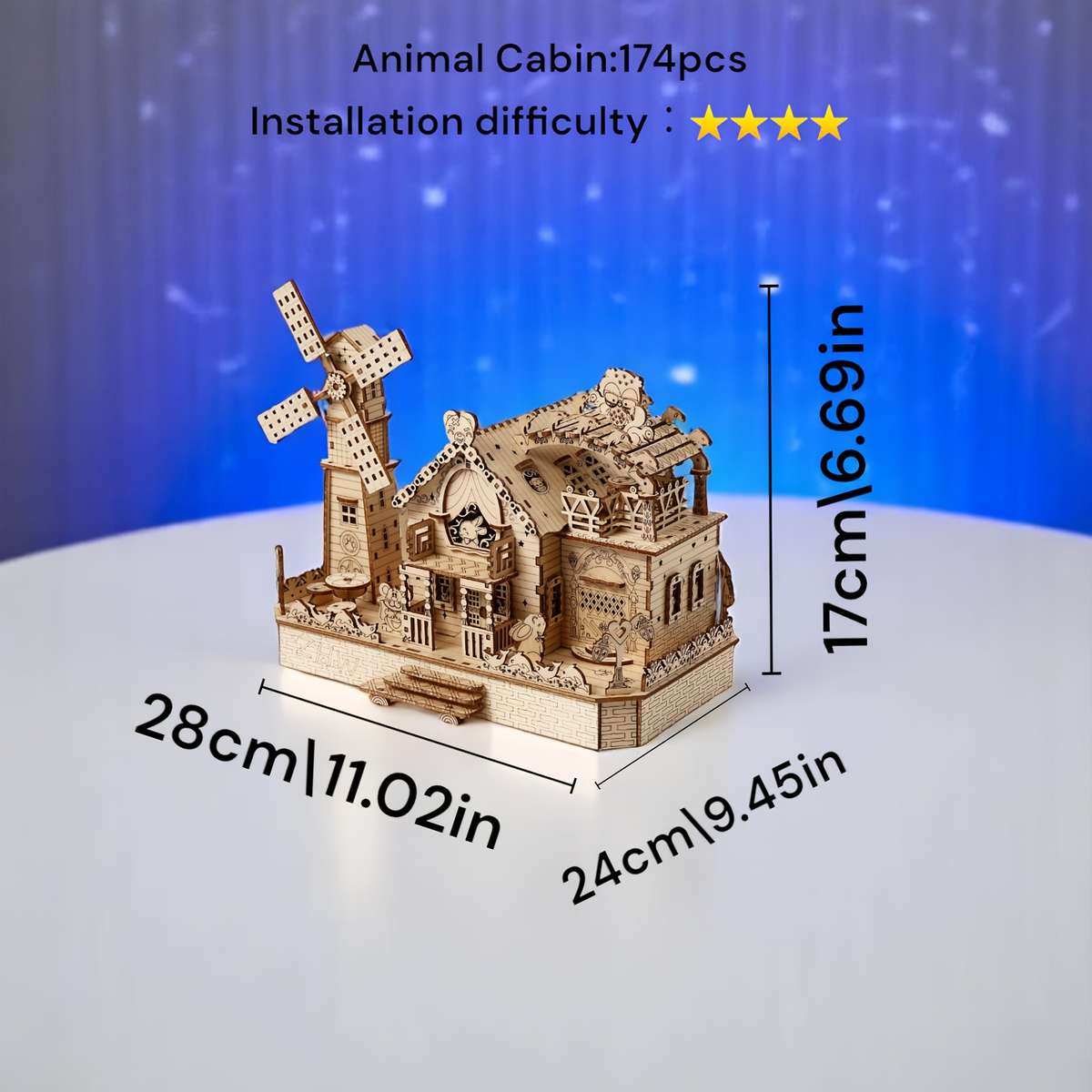 3D Building Model Puzzle Set