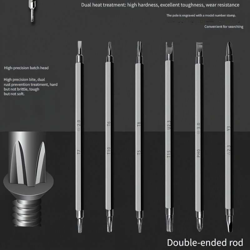 Screwdriver Bit Tool Set Color 6Pcs Set Colorful
