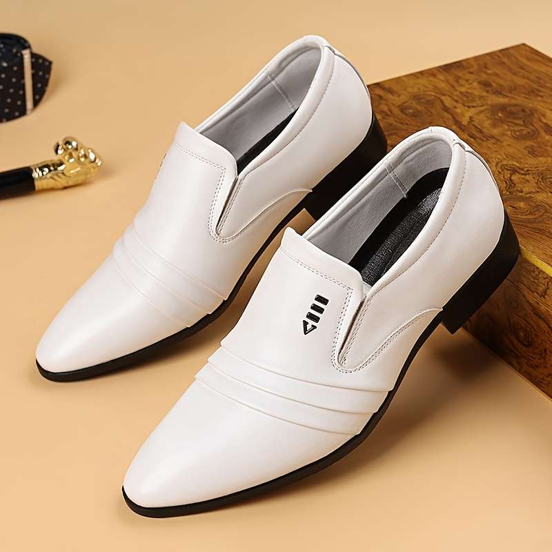 Mens Leather Shoes Color White Sizeuk 7