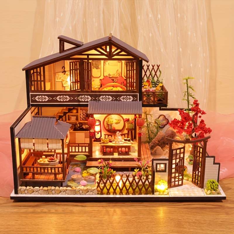 3D Model Desktop Ornament Style Forest Valley Residence
