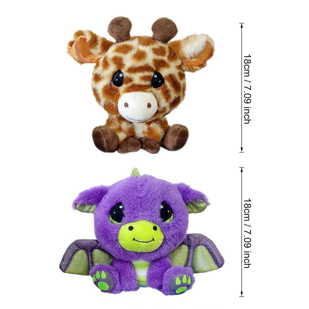 Plush Toyss color Purple Add Brown