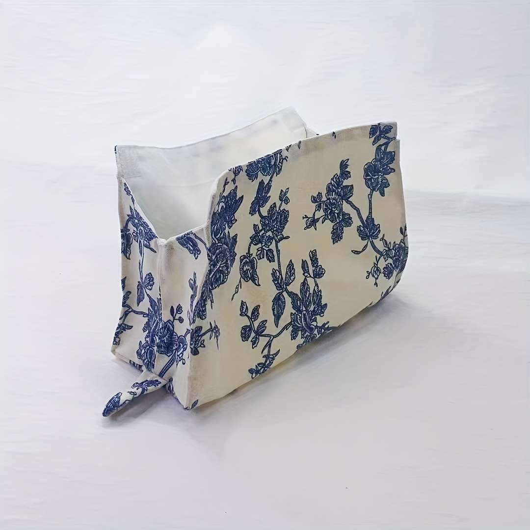 Car Tissue Box Color Bohemian Blue Size 22Cmx12Cm  8.7Inx4.7In