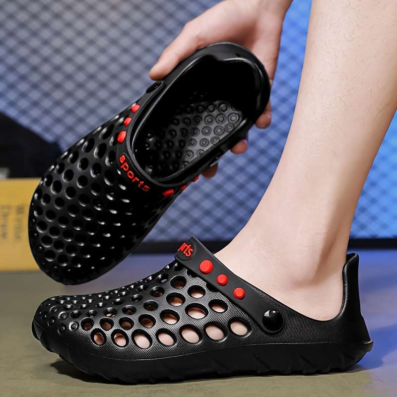 Men Slippers Summer Style Grey Size Uk 7.5