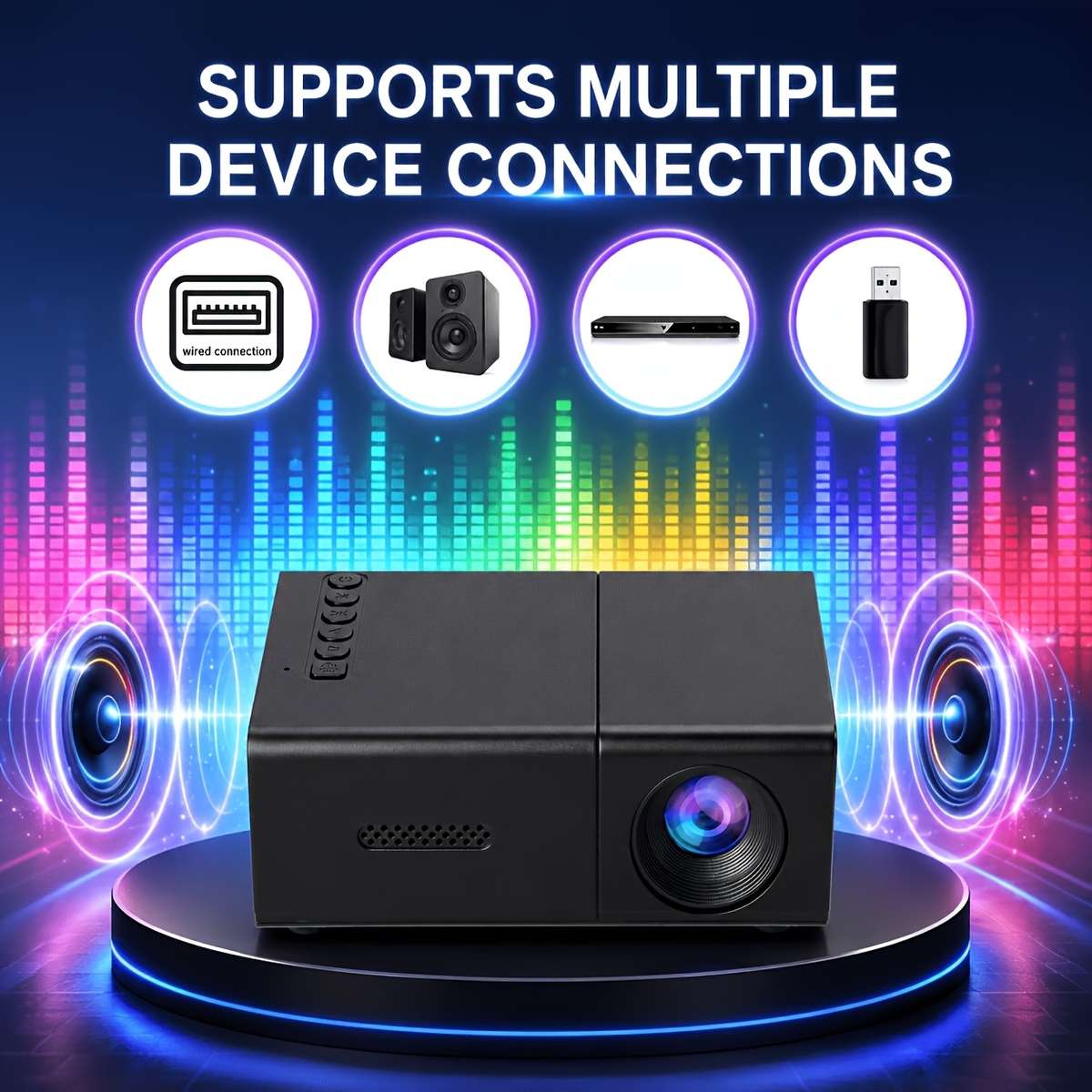 Projector Color Wall Projection Movie