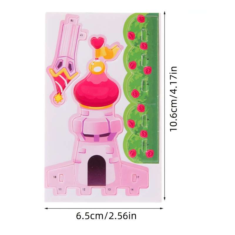3D House Puzzle Model Quantity 10Pcs