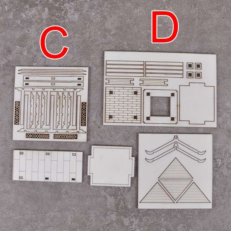 3D Building Model Puzzle Set