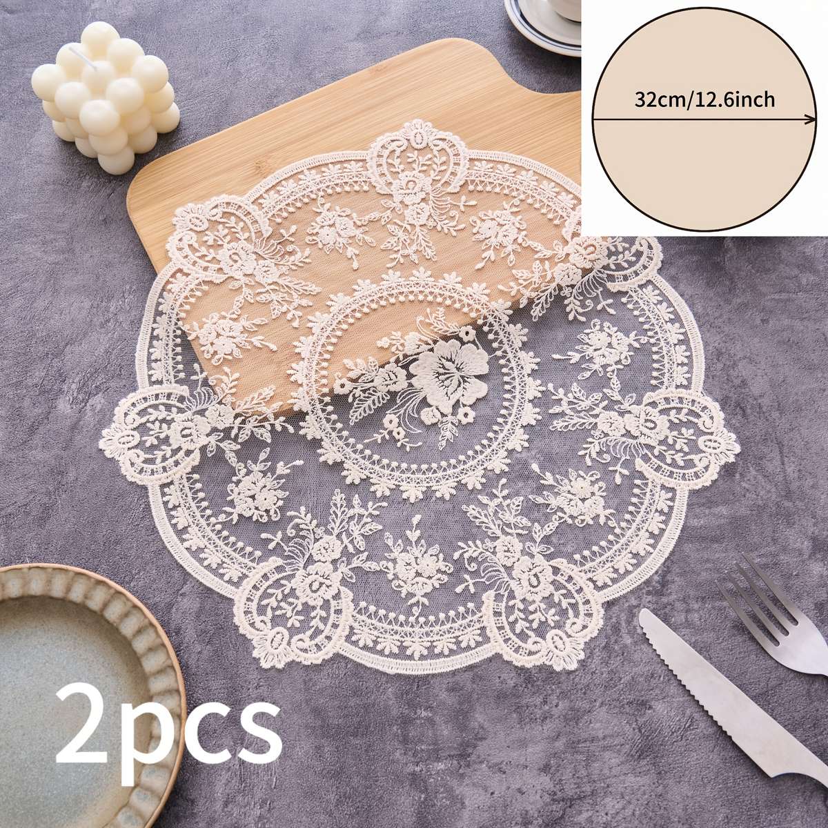 Wedding Supplies Color White Quantity 6Pcs