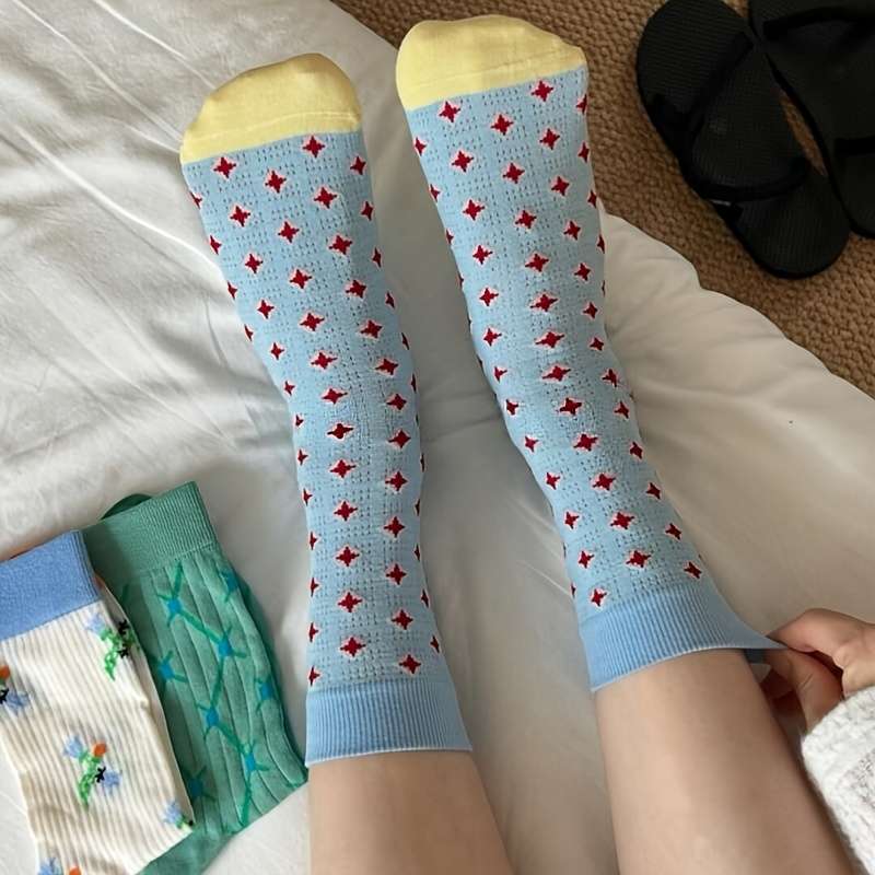 Women S Socks Color Mixed Color3 Pairs Size Onesize