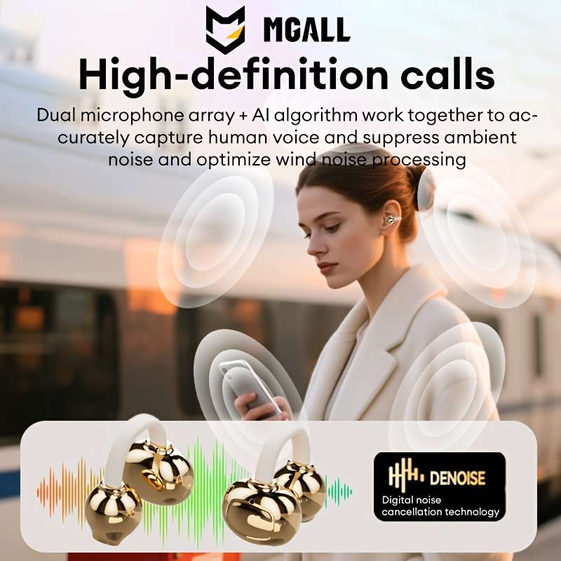 Rechargeable Wireless Earbuds Headphones Headset