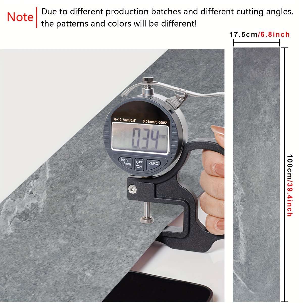 Floor Stickers Model Green Gray Moro Pattern Is 6Pcs Size 39.4Inchx6.8Inch Is 100Cmx17.5Cm