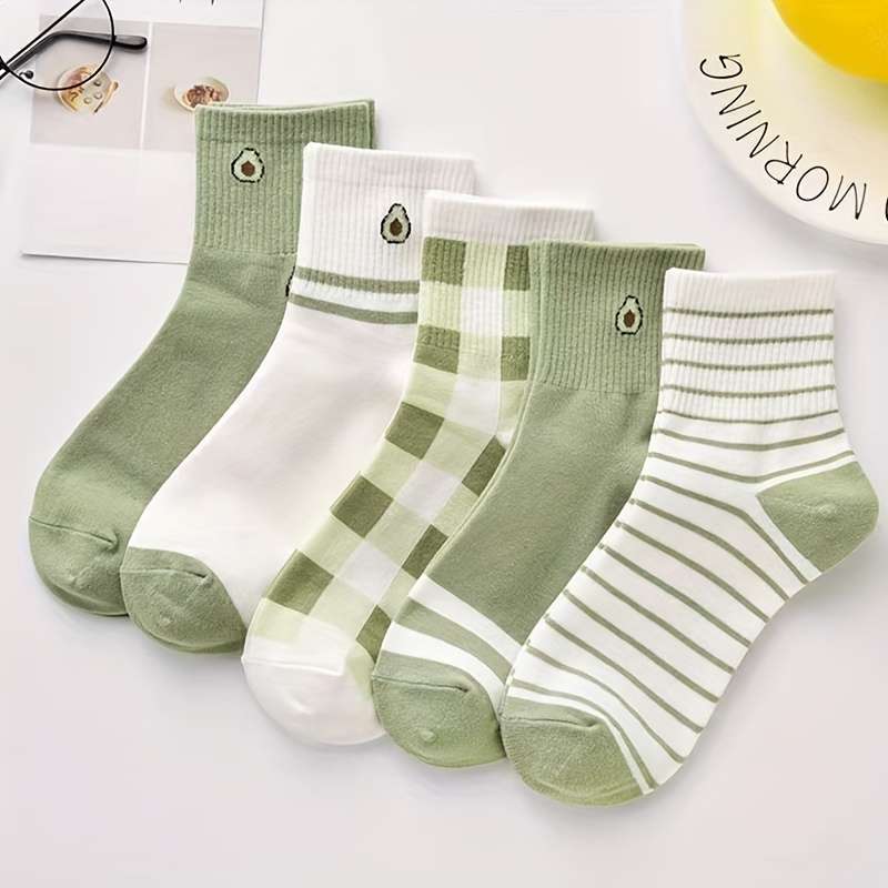 Women S Socks Color Mixed Color5 Pairs Size Onesize