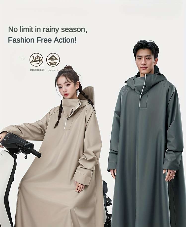 Raincoat Khaki Size Lheight 160170Cm
