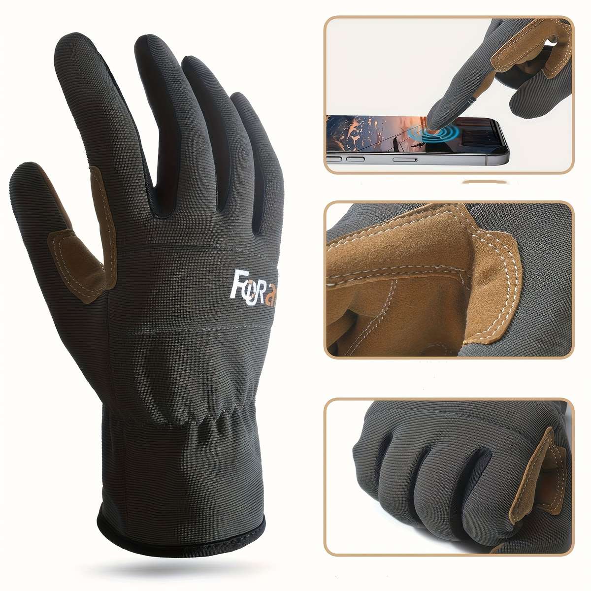Work Gloves Size M Quantity 3Pairs