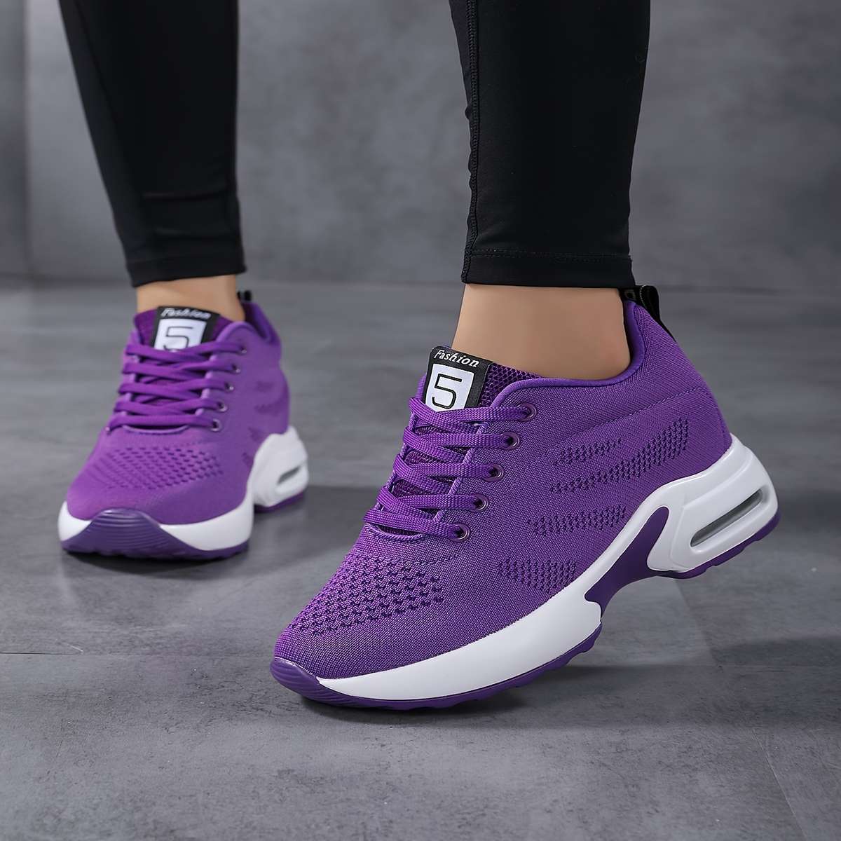 Women S Sneakers Color Purple Sizeuk 7