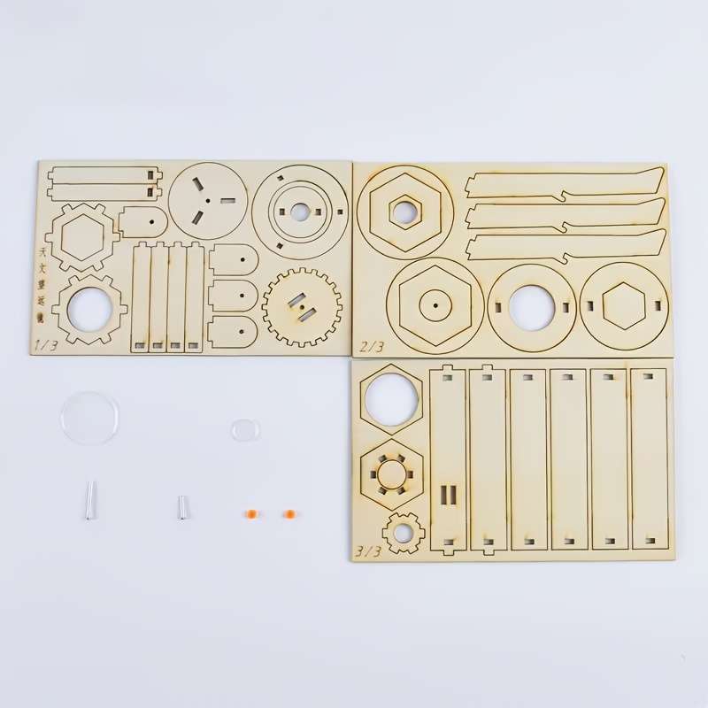 Telescope Color Wooden Astronomical Telescope Quantity2Pcs