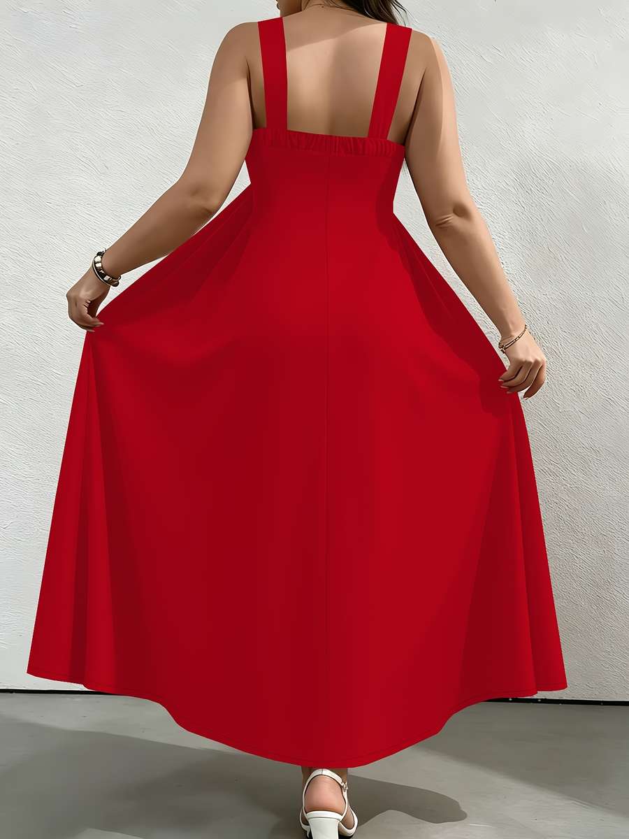Women S Dress Color Red Size Plus 5Xl
