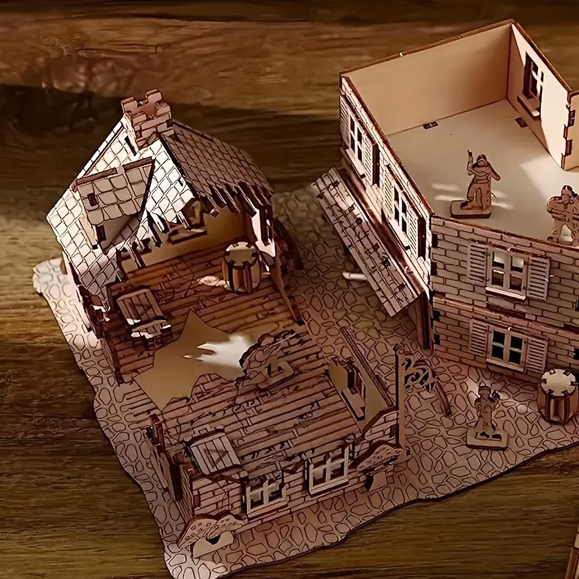 Building Toy Architectural Model Toy Set Items Peace House