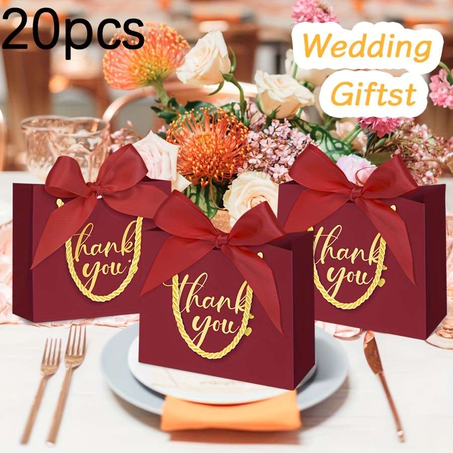 Gift Bags Color Burgundy Quantity 10Pcs