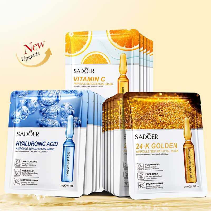 Facial Mask Model 18Pcs Ampoule Essence Mask