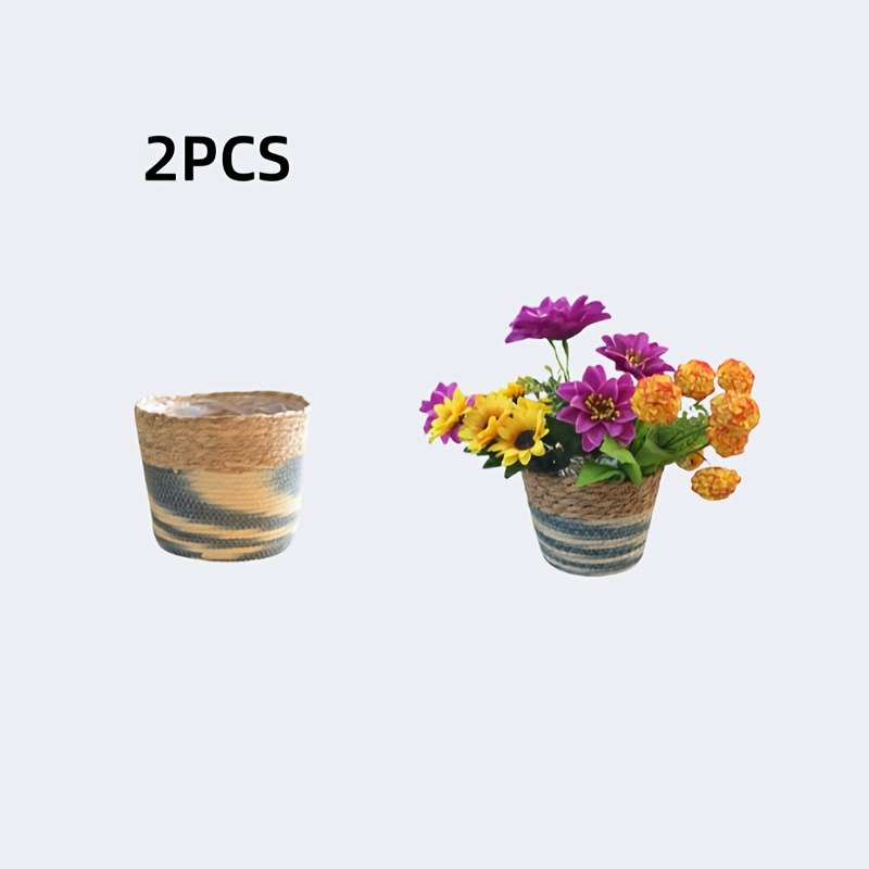Flowerpot  2Pcscolor Blue