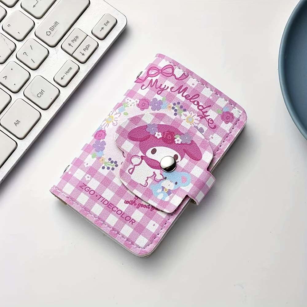 1pc Sanrio Women'S Multifunctional Card Holderfor Hello Kitty for Kuromi for Cinnamoroll Melody