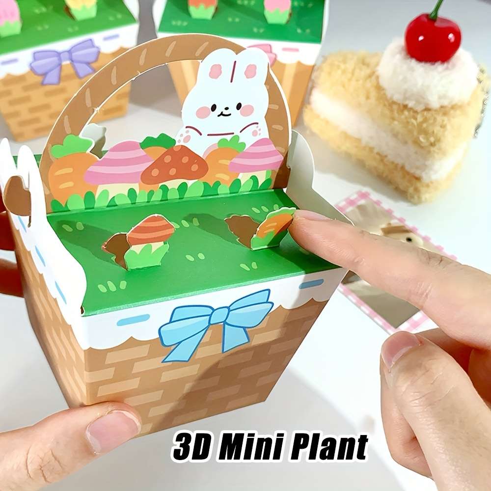 Christmas Gift Boxes Color Garden Tote Box-Puppy