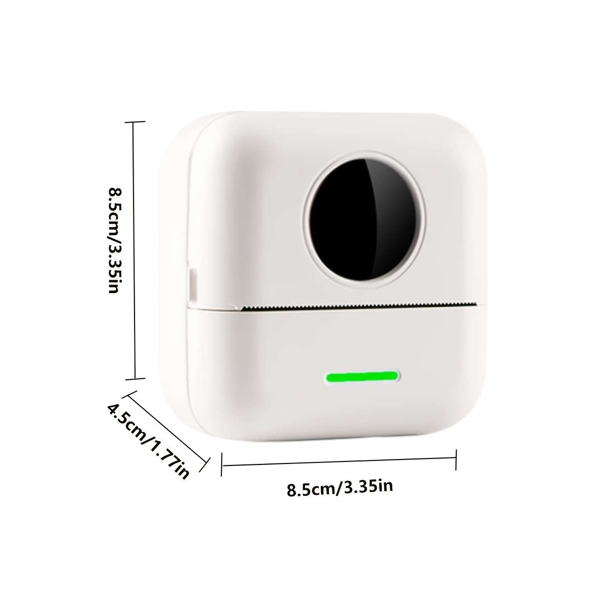 Printer Color White  5 Rolls Of Adhesive Tape 5.7Cm*2.5Cm  Random Stickers  Storage Bag