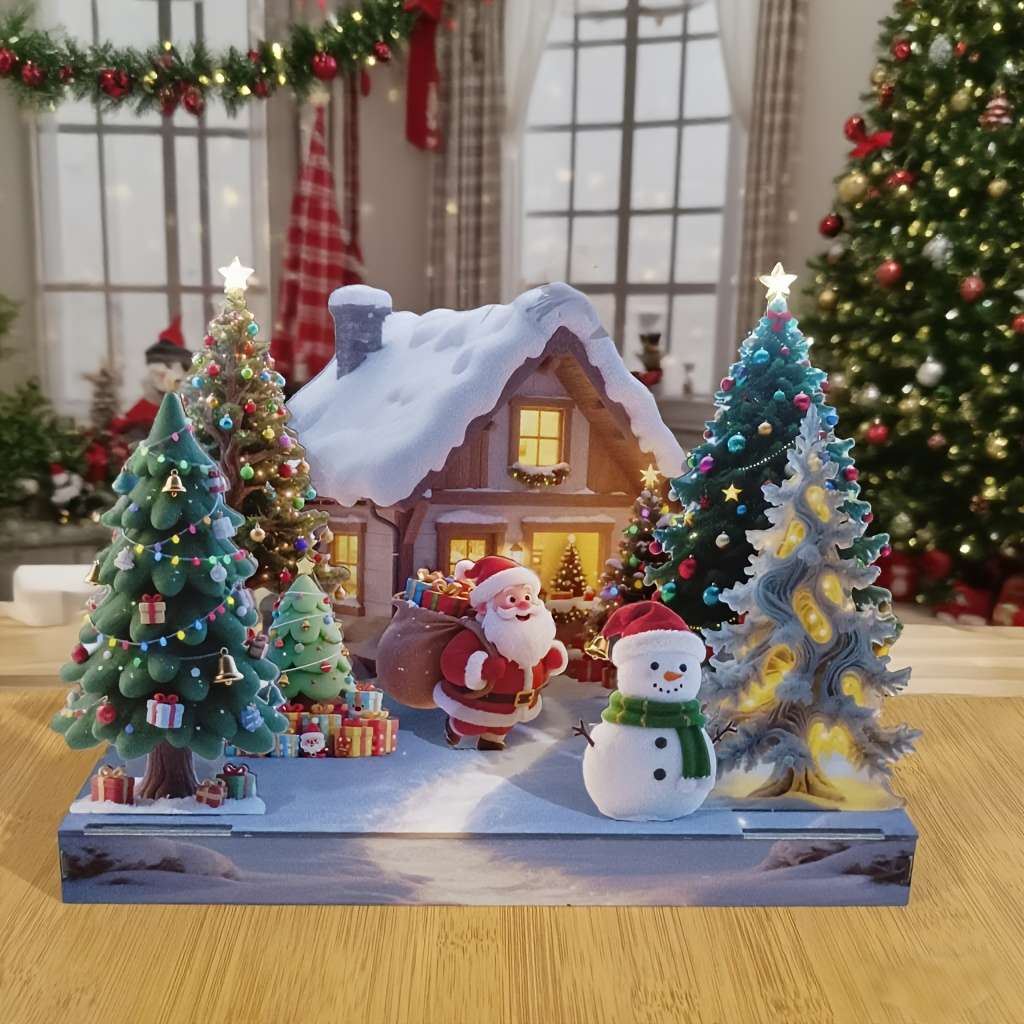 Building Toy Architectural Model Toy Set Model Christmas Ornaments