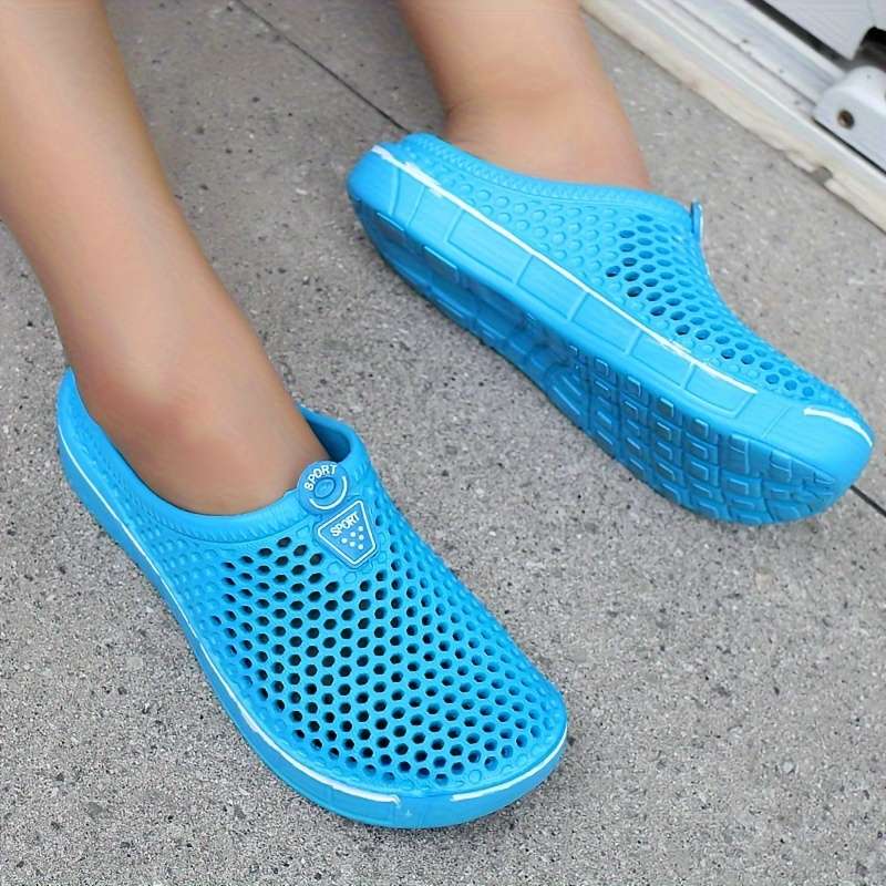 Men Slippers Summer Style Blue Size Uk 7.5