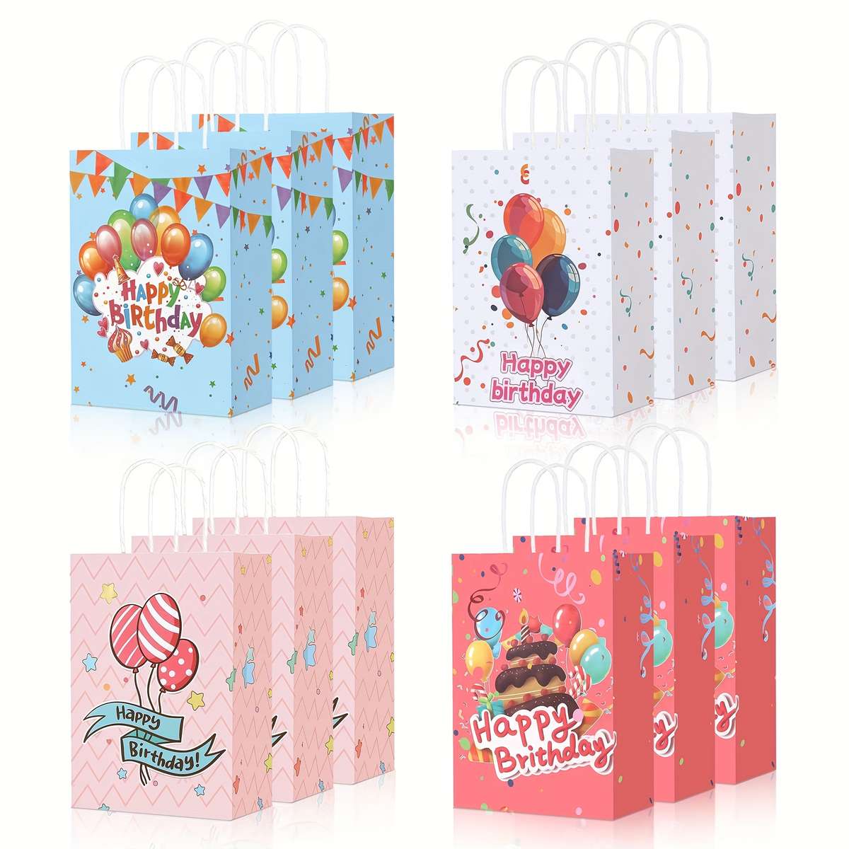Gift Bags Color  Red  Quantity 24Pcs