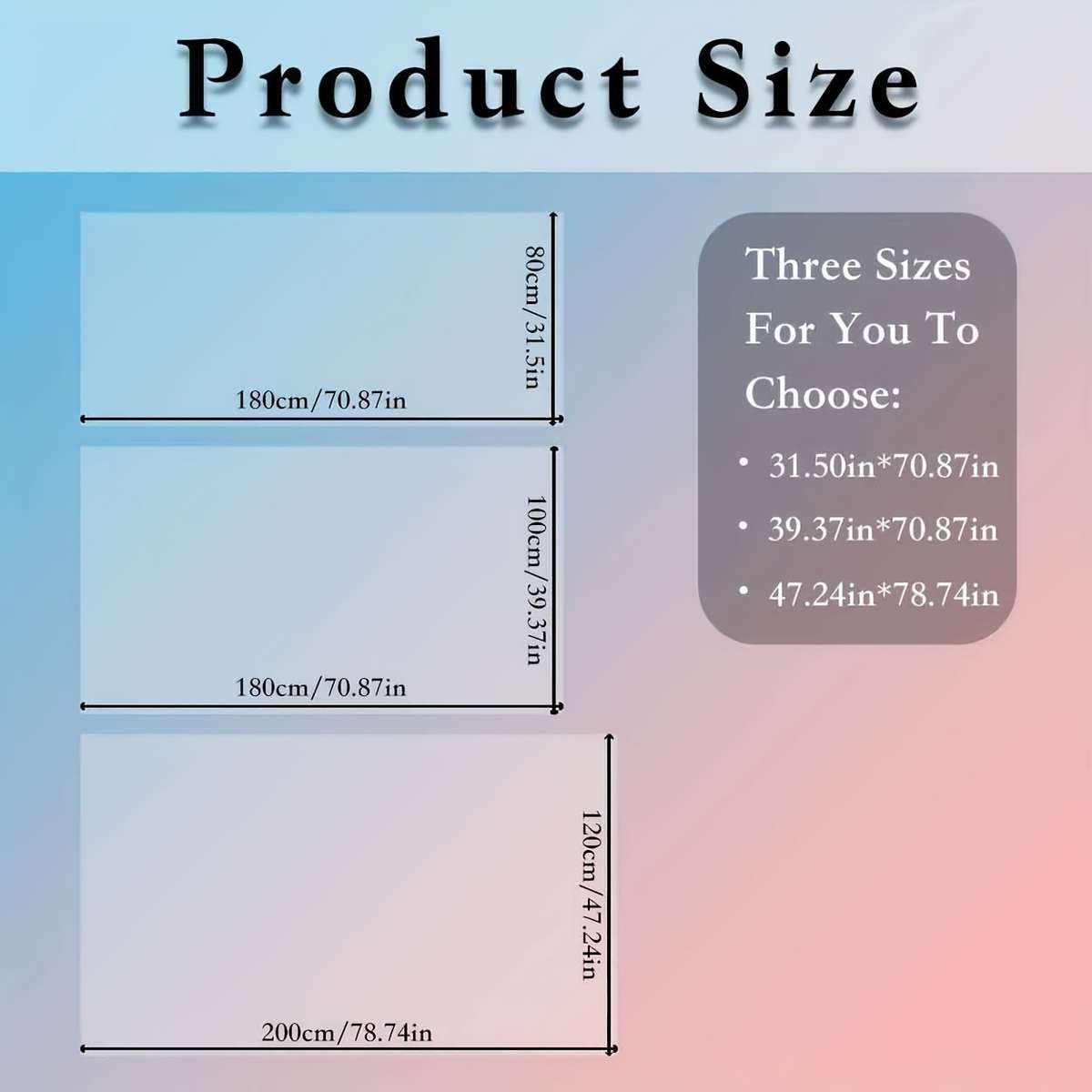 Yoga Mat 31.5*70.87In80*180Cm