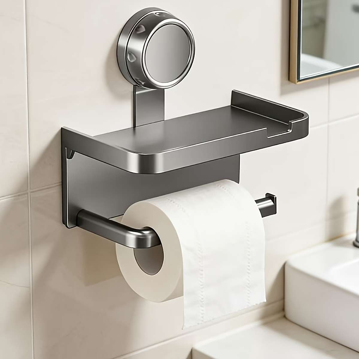 Bathroom Storage Rack Color Grey Quantity