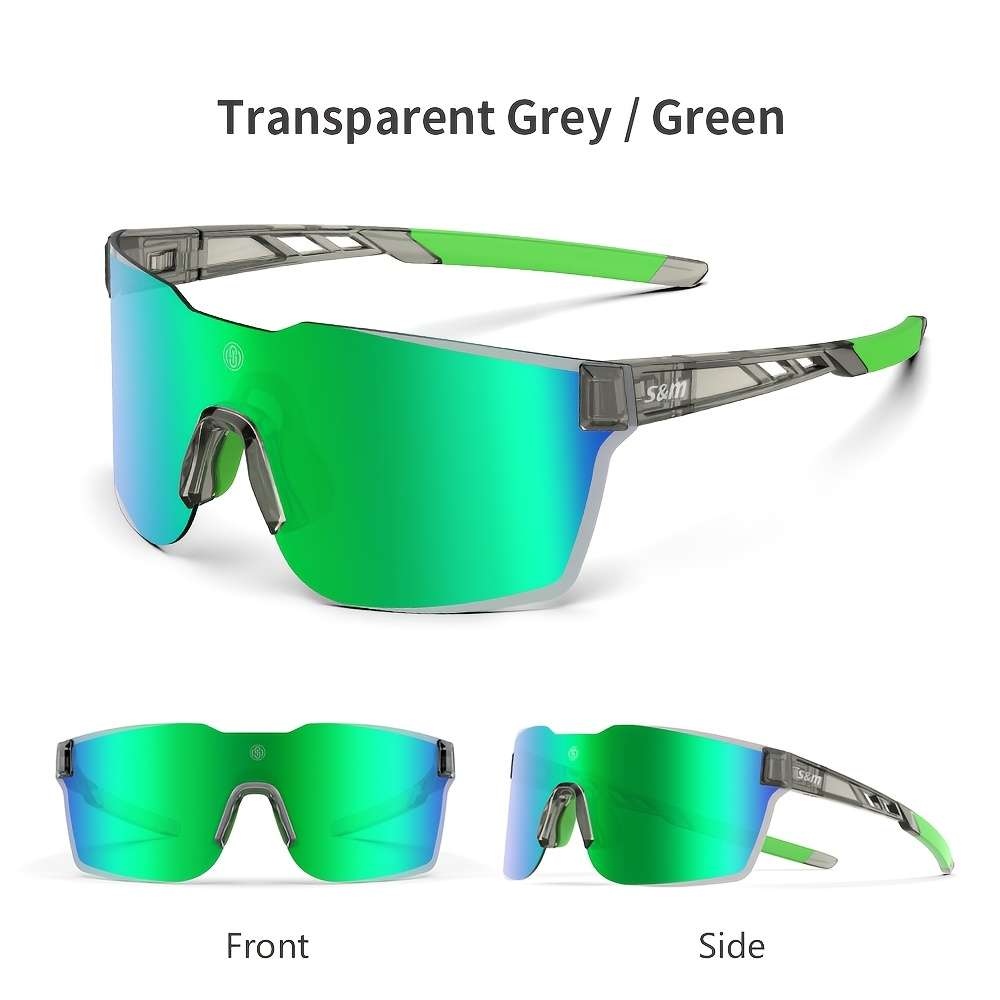 Cycling Glasses Color Transparent Gray  Green