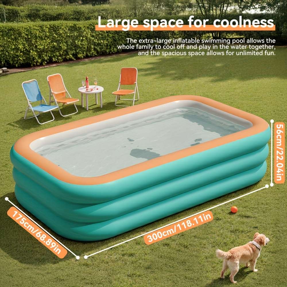 Swimming Pool Model Green Orange Pool 150Cm59In