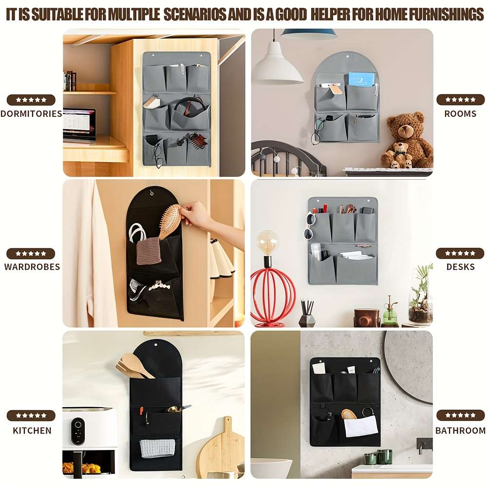 Premium No Drill Hanging Hanging Organizer Fabric Closet