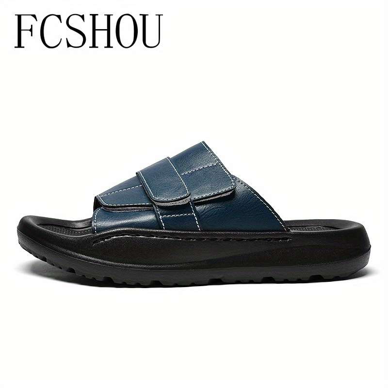 Men Slippers Summer Style Navy Blue Size Uk 7.5 To 8