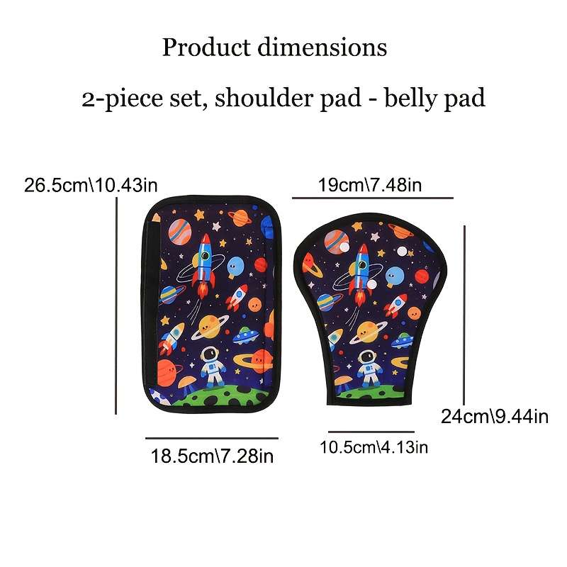 Car Seat Belt Covers Pink Bunny 2Pcs
