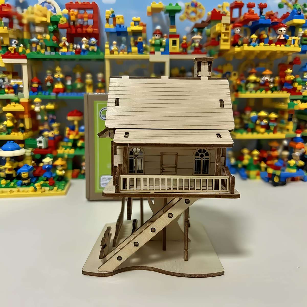 Building Toy Architectural Model Toy Set Items Tree House