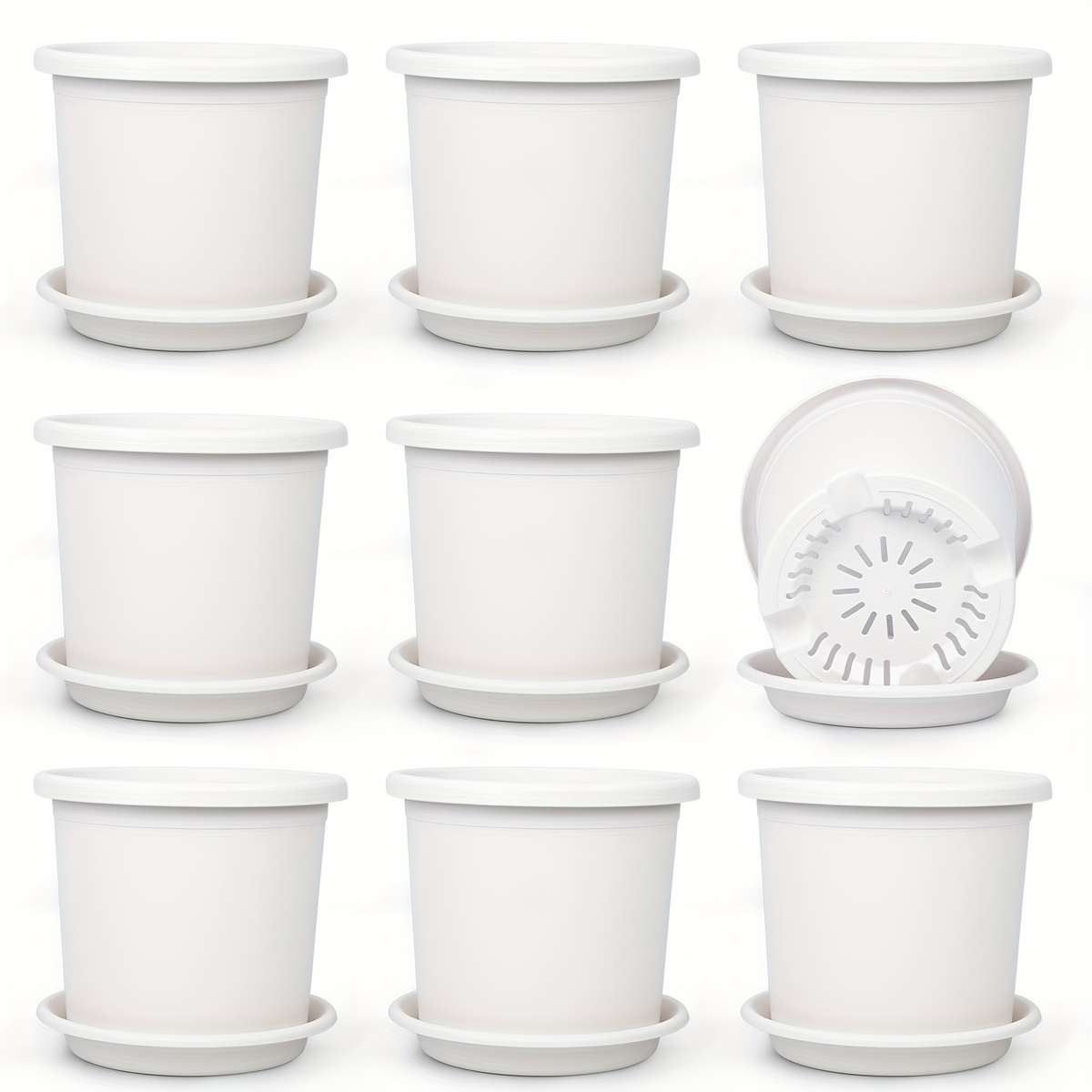 Flowerpot  6Pcscolor Grey