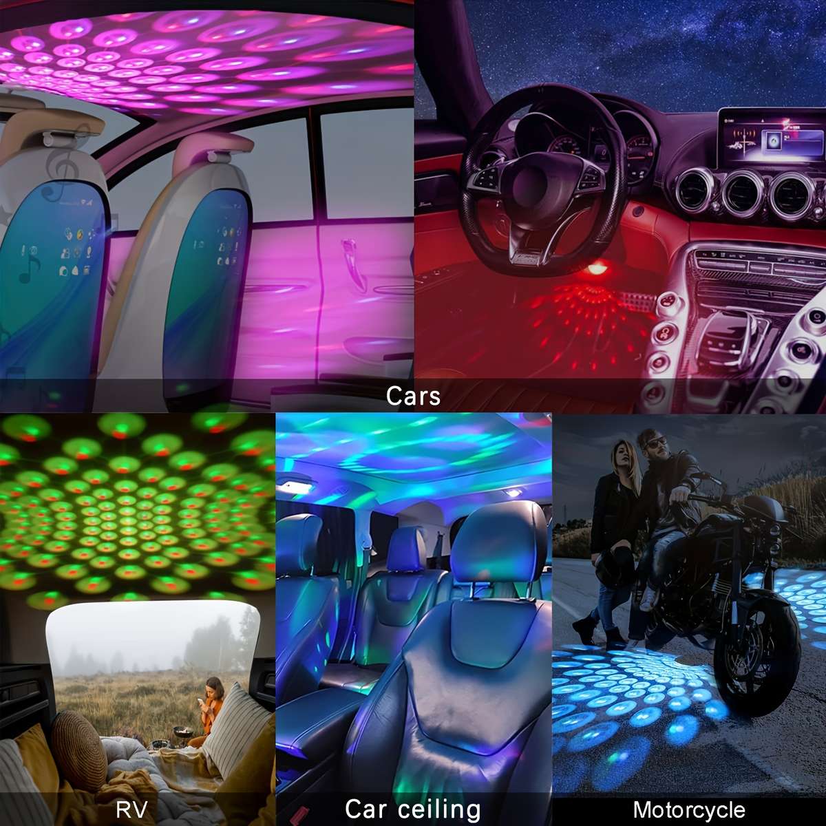 Car Interior Decor Model Colorful